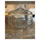 PEDESTAL CAKE PLATE W/ DOME