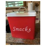 METAL SNACKS COUNTER TIN