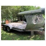 ALUMINUM SOUTHERN CLASSICS 4 WHEEL CAR TRAILER