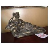 14 ' PLASTER WOMAN ON SOFA SCULPTURE