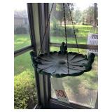 HANGING RESIN BIRD FEEDER
