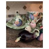 LOT OF FITZ & FLOYD SERVING PIECES