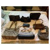 8 LADIES PURSES - ASSORTED MAKES & SIZES