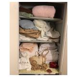 CONTENTS OF HALLWAY LINEN CLOSET
