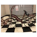 DECORATIVE HAPPY HOLIDAYS BICYCLE - 33 X 48 '