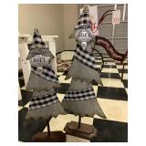 2 METAL CHRISTMAS TREES - 24 ' & 28 '