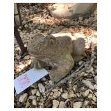 10 ' VINTAGE CONCRETE FROG
