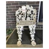 27 ' VINTAGE SMALL WROUGHT IRON CHAIR