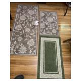 3 ASSORTED DOOR MATS