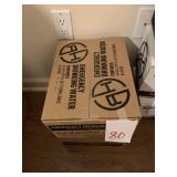 2 CASES READY HOUR EMERGENCY WATER PACKETS