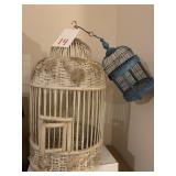 2 DECORATIVE BIRDCAGES - 12 ' AND 24 '