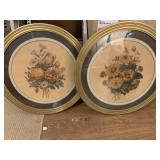 2 VINTAGE ROUND 22 ' PRINTS