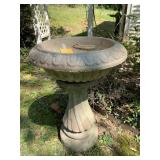 2 PC CONCRETE BIRD BATH - 20 X 28 '