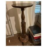 VINTAGE WOOD PLANT STAND - 34.5 X 12 '