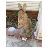 20.5 ' VINTAGE CONCRETE BUNNY