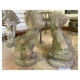 16 ' VINTAGE KISSING CONCRETE DUTCH COUPLE