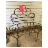 METAL SETEE PLANT STAND - 25 X 30 '