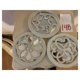 3 ROUND ACCENT MIRRORS - 8 ' EA