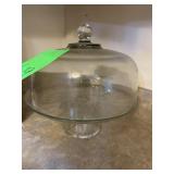 PEDESTAL CAKE PLATE W/ DOME