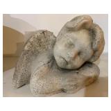 6 ' PLASTER SLEEPING ANGEL SCULPTURE