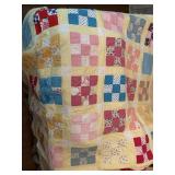 ANTIQUE HAND MADE BABY QUILT