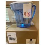 ZERO WATER PURIFICATION PITCHER W/ 4 REPLACEMENT