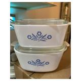 CORNING WARE CORNFLOWER BLUE BAKING DISHES W/