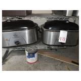 2 RIVAL 22 QT ROASTER OVENS
