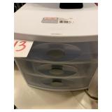 STERILITE 3 DRAWER ORGANIZER - 14 X 11 X 10 '