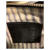 COACH LEATHER ZIPPER POUCH - 7.5 X 4 '