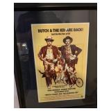 BUTCH CASSIDY & THE SUNDANCE KID FRAMED PRINT -