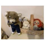 3 VINTAGE PLUSH TOYS