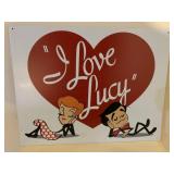METAL I LOVE LUCY SIGN - 12.5 X 16 '