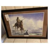 FRAMED BUCK TAYLOR PIONEERING IS ETERNAL PRINT -