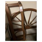 VINTAGE FULL SIZE WESTERN STYLE HEADBOARD &