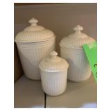 3 STAGGERED MIKASA ITALIAN COUNTRYSIDE CANISTER