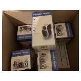 6 PORTABLE PLUG-IN HEATERS - NIB