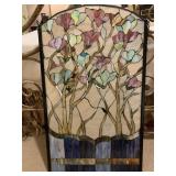LARGE STAINED GLASS PANEL - CRACK ON BACK NOT