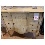 PAINTED CABINET W/ 6 DRAWERS - 38 X 18 X 36 '