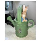 9 ' PETER RABBIT CERAMIC WATERING CAN