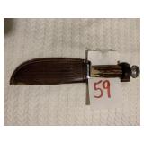 10 ' CASE XX HUNTING KNIFE W/ CASE