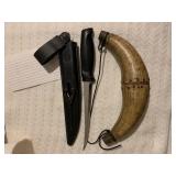 FISKARS FILET KNIFE & POWDER HORN