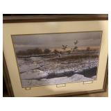 JIM MORGAN SIGNED & NUMBERED EARLY WINTER DUCK