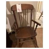 VINTAGE WOOD CHILD'S ROCKER