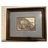 FRAMED EUREKA SPRINGS PRINT - 11.5 X 10 '