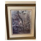 GLENDA TURLEY FRAMED OLD MILL PRINT - 25.5 X 29.5