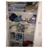 CONTENTS OF HALL LINEN CLOSET