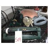 4 OUTDOOR ASSORTED LAWN SPRINKLERS - 1 AS IS