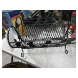 VINTAGE IRON MAGAZINE RACK