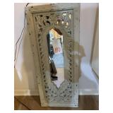 DECORATIVE ACCENT WALL MIRROR - 16.5 X 40 '